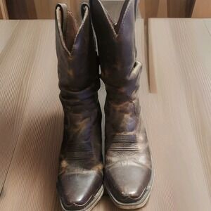 Durango Crush Women's Brown Leather Slouch Western Boots size 6.5 Cowgirl Rodeo
